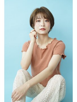 ルフュージュ バイ プロデュース 相模大野店(Refuge by Produce) くびれショート/マロンベージュ