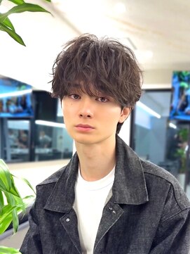 ナチュラル 渋谷(NATURAL) ハーフシャドウパーマ/ショートマッシュ/佐藤健パーマ