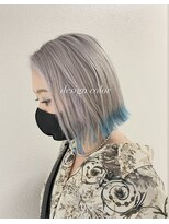 バングス(BANGS)&nbsp;ホワイトシルバー×エンドカラー