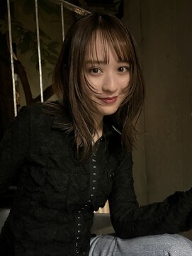 キーチェ 梅田中崎町(keych) レイヤーカット/オリーブベージュ/ブリーチなし/髪質改善/梅田