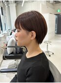 コンパクトなマッシュショート