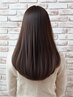 過去最高の仕上がりを実感！髪質改善ストレート＋カット＋ヘアケア　￥25000