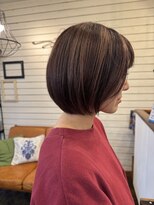 リリー(Lily)&nbsp;#ゆかのお客さま　ハイライトがアクセント＊まとまりボブ