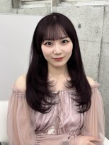 エヌアイ オモテサンドウ(ni omotesando) レイヤーカット:暗めラベンダー