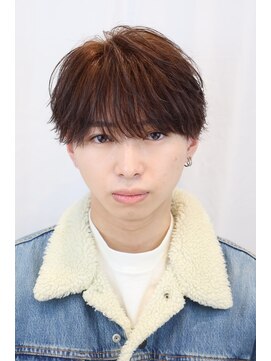 オーシャントーキョー 仙台(OCEAN TOKYO) フェザーショートニュアンスパーマセンターパートツーブロック