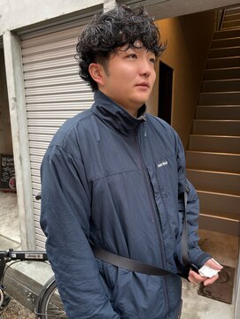 ヨハク メンズ 大阪梅田中崎町(yohaku メンズ) メンズカット×シャドウパーマ