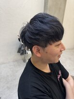 アナ ラーナ(Anna Lanna)&nbsp;メンズマッシュのネイビーグレージュ＊森本ひろか＊