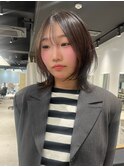 大人かわいいミディアムレイヤー