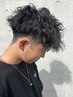 【お持ち帰り用ミントシャンプー付き】カット＋ツイスト系パーマ＋眉サロン