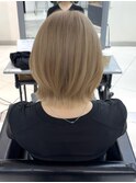 ハイトーンボブ美シルエットくびれボブ