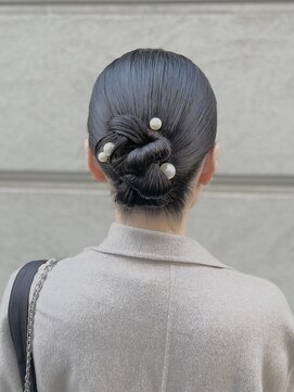 チャコ 新宿(CHACO) シニヨン[新宿/新宿駅/ヘアセット/ヘアメイク]