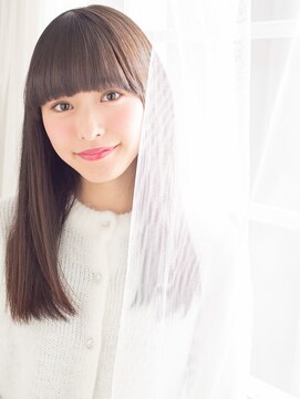 トレ(TRE) TRE南流山 ぱっつん前髪×ミルクグレージュ　艶髪大人ガーリーq
