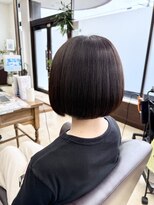 トップスタイル リッチ&nbsp;まとまりとツヤを叶える大人のワンレンボブ