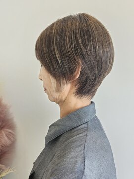 アンジュール ショート×モカベージュ