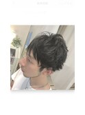 メンズくせ毛ショート
