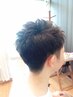 【メンズ/2ヵ月(８週)以内の再来店】カット+眉カット￥4700→￥4400