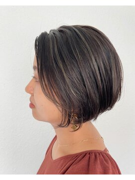 ネウィ ハウオリ 札幌駅前(newi hau'oli) 大人かわいいくびれミディラベンダーインナーカラー