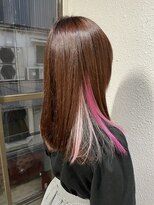 ディー エメ(D-aimer-)&nbsp;ピンク系カラーに２種ピンクインナーエクステ