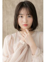 カバーヘア ブリス 北浦和(COVER HAIR bliss)&nbsp;透けバングナチュラルモード前下がりボブY北浦和20代30代40代