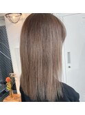 イルミナカラー　くすみベージュ×LAケラチントリートメント