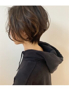 ヘアポジション 泉店(HAIR Position) 前髪長めショートボブ