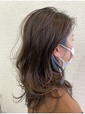 和漢カラーとインナーカラーのシルバー