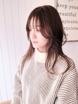 シザーズ(scissors) 韓国×オルチャンヘア×小顔前髪2wayバング×ラベンダーベージュ