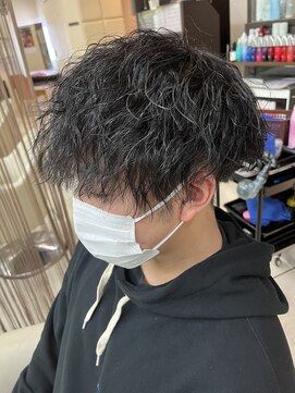 メンズユニットフォーピーエム(MEN'S UNIT 4PM) 無造作マッシュツイストスパイラル