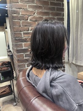 シエル 藤沢店(CIEL) 外ハネグレージュミディ