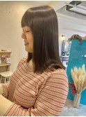 艶グレージュ【@hair_mazda】