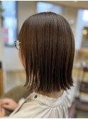 ボブ×縮毛矯正ケアルーガ