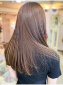 20代30代40代艶感ストレートアッシュグレージュ透明感ロング