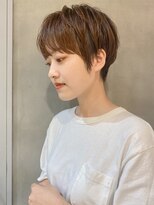 ロンド エスポワール 錦糸町(Lond espoir)&nbsp;前髪ピンクベージュマチルダボブ【錦糸町/ショート】