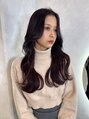 エヌ 梅田(enu) 大人気柔らかい女性らしいスタイル★オレンジボルドーカラー