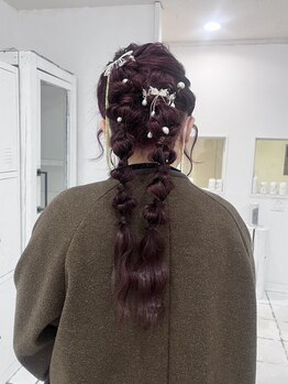 ネフ(NeF)の写真/《SNSでも人気/外部での撮影や現場経験有》【MAI指名限定】ヘアセット￥4400→￥4000がおススメ＊