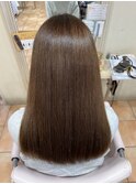 ストレートパーマ×髪質再生トリートメント