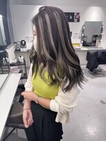 キング(K!ng)&nbsp;ハイライトカラーミルクティーベージュケアブリーチダブルカラー