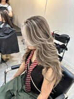 ブレンド 渋谷(BLend)&nbsp;前髪アンブレラカラーこなれミディイメチェンウェーブパーマ