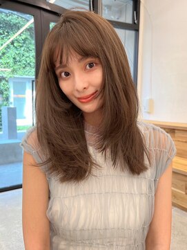 ユーフォリア 銀座(Euphoria) 美髪こなれミディ外ハネボブ前髪艶感ボブウルフ