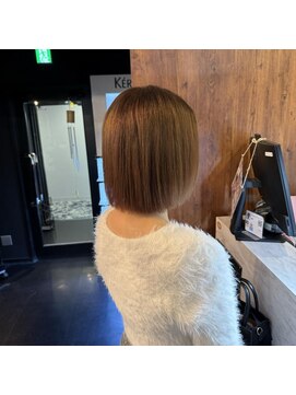 ブランシスヘアー(Bulansis Hair) 外しカラーカット　ボブスタイル