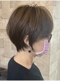 脱白髪染ハイライト