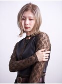 金髪でも清楚系ーぱつんとボブー