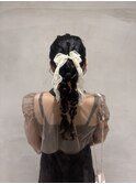 結婚式お呼ばれヘアセット