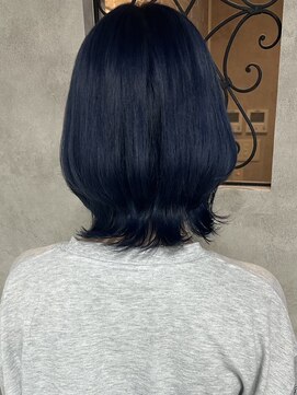 ルノン フィージュ(LUNON fieju) イメチェンヘアスタイルホワイトブロンド外ハネボブ美髪のススメ