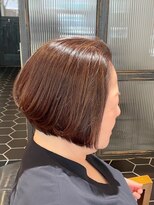 大人女性ツヤ髪ボブ
