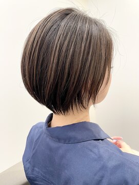 アプレッジ(PLEDGE) 【山科】ナチュラルショート×前髪あり 朝ラクスタイル【中村】