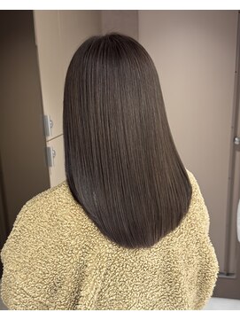 メゾンマイル 恵比寿(maison mile) ハイライトカラー/ブラウン/レイヤーカット/白髪ぼかし/恵比寿駅