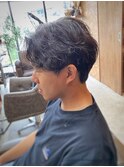【山本智文】ルーズパーマセンターパート