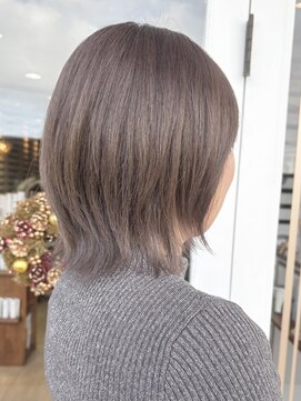 ヘアドレス ルチュラ(Hair dress LucuLa) 【ルチュラ折戸】ショートウルフ×ブリーチありグレージュカラー