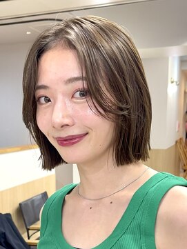 サンド ミュウ 横浜店(sand mieu) 韓国風くびれボブ